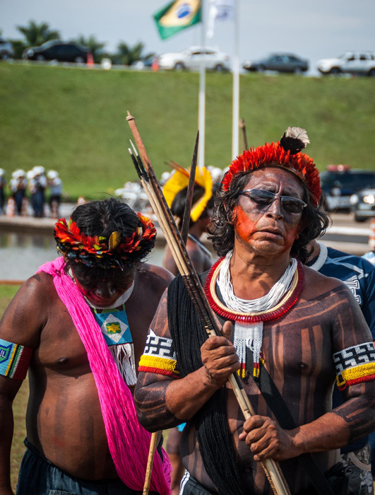 #Manifestação Indígena no Congresso Nacional e MJ - Brasília/DF - 02.10.2013