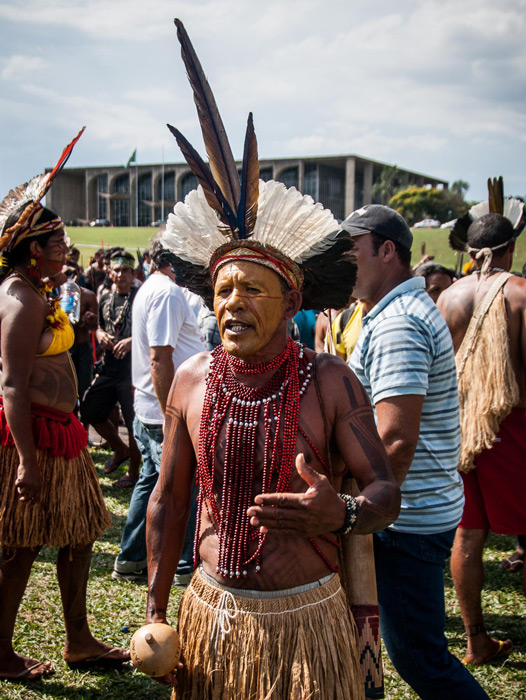 #Manifestação Indígena no Congresso Nacional e MJ - Brasília/DF - 02.10.2013